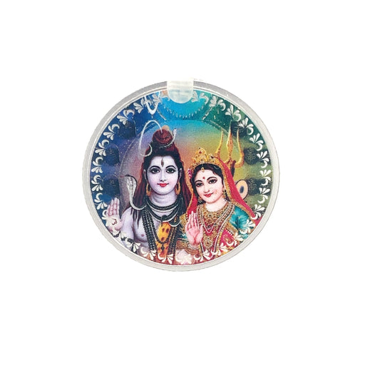 Shivparvati 10 gm 999 Silver coin with Shivling