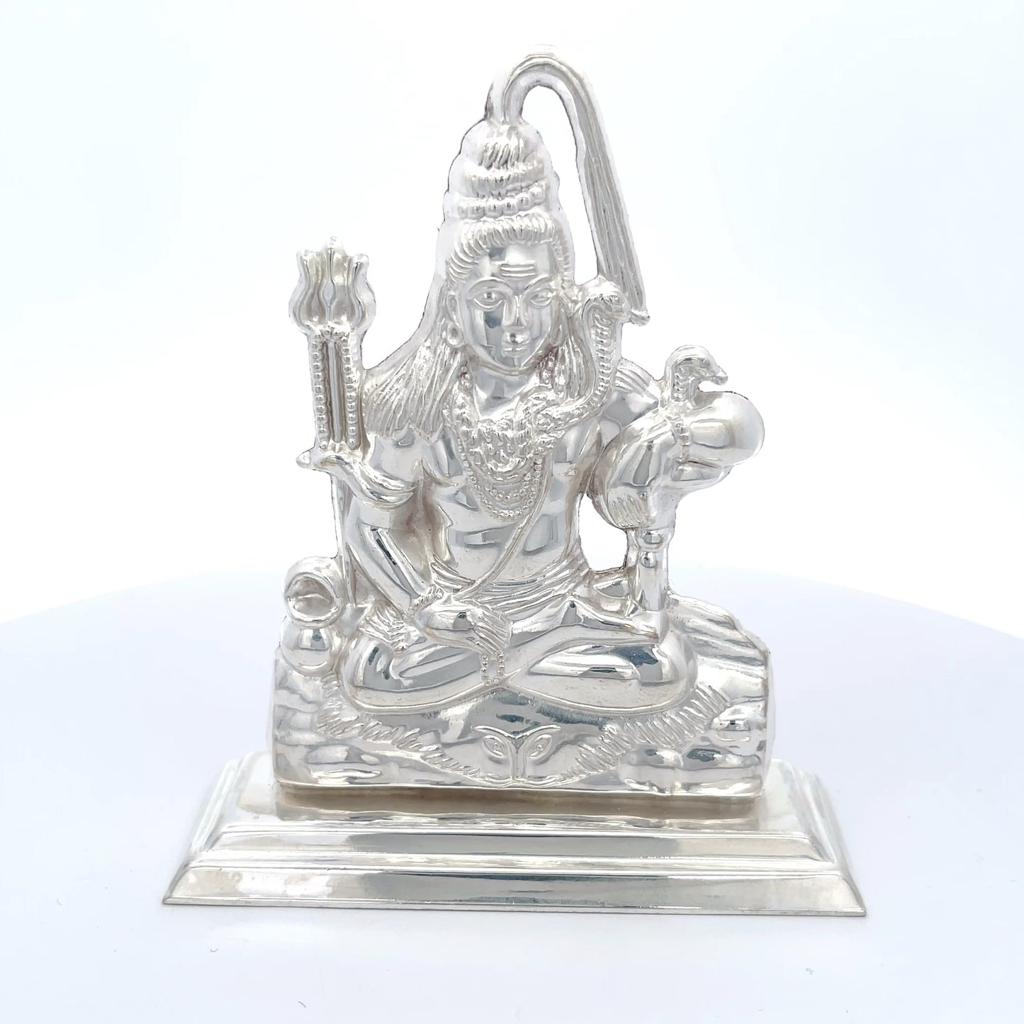 925 Silber Lord Shiva Idol