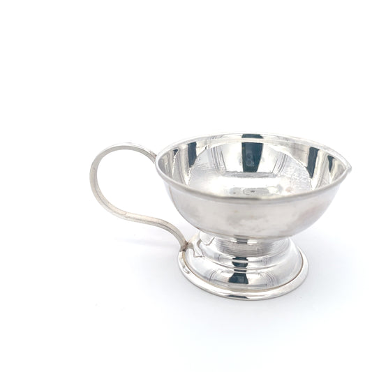 925 Silver Pooja Diya with Handle