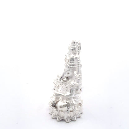 925 Silver Small Lakshmi Ganesh Idols Set