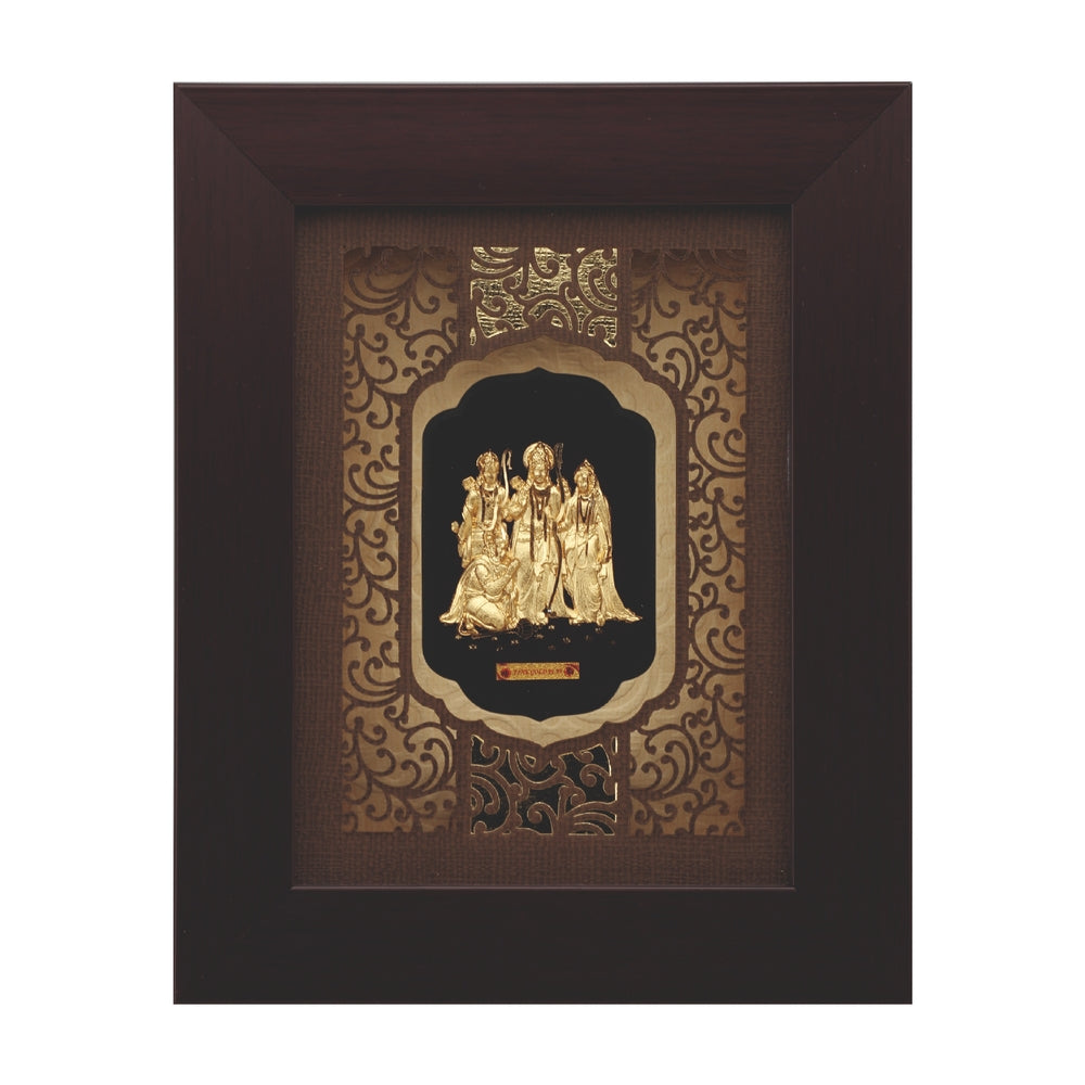24KT Gold Foil Ram Darbar Frame