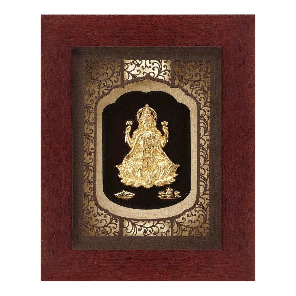 24KT Gold Foil Lakshmi Frame