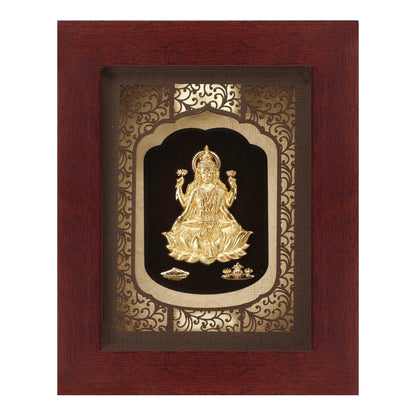 24 Karat Goldfolie Lakshmi Rahmen