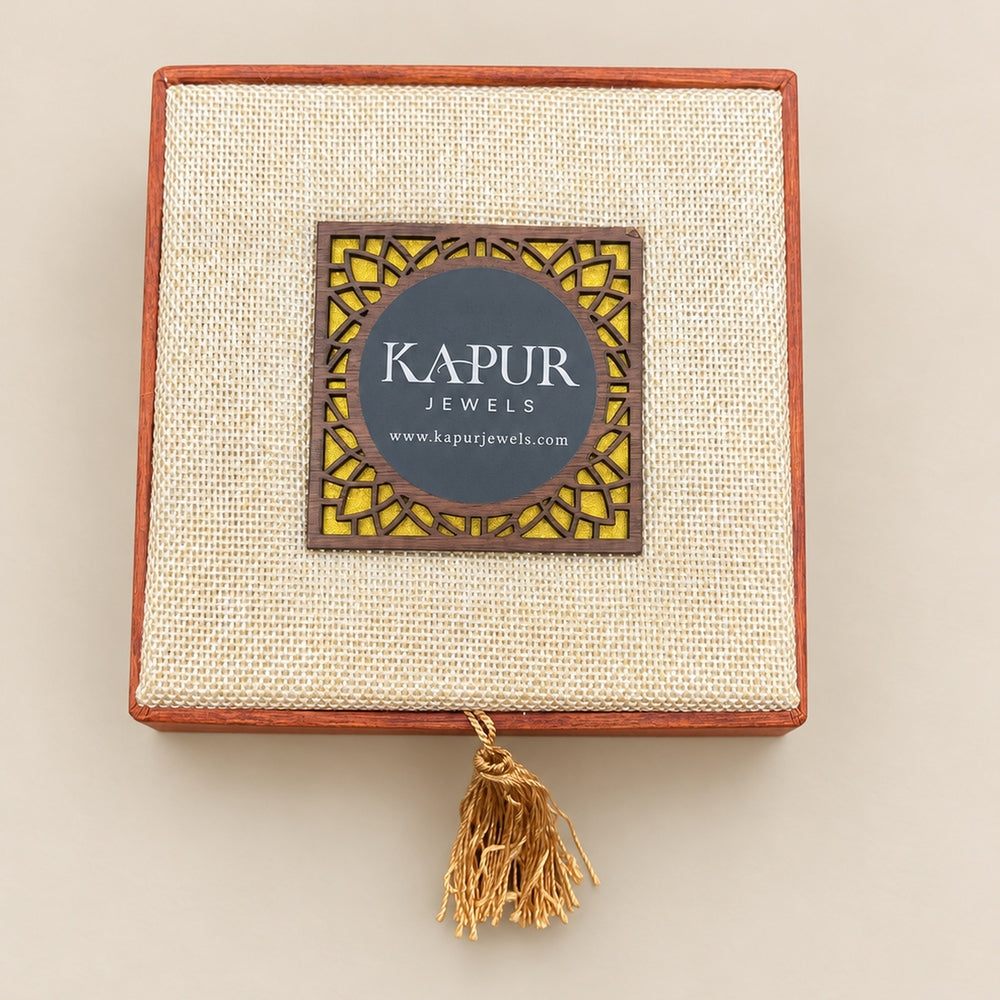 24KT Gold Foil Oval Frame Ganesh