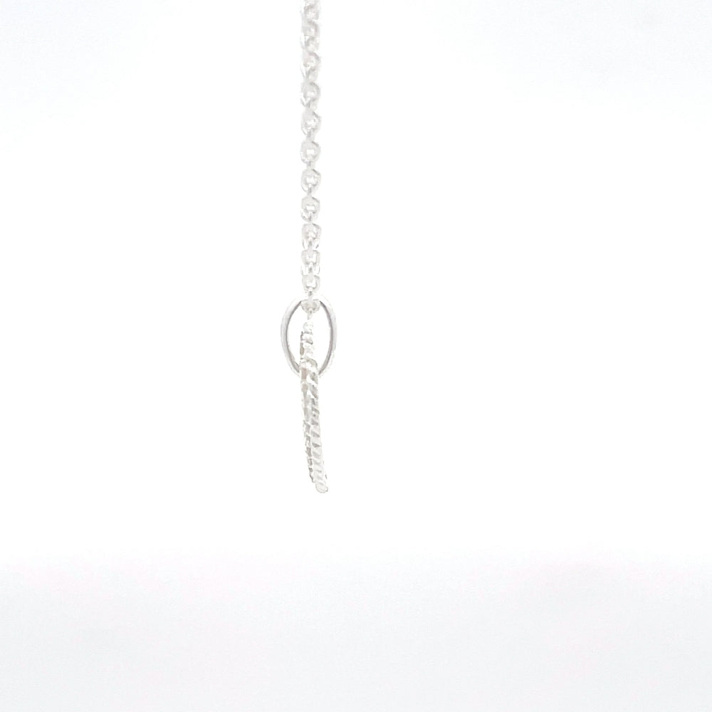 925 Silver Pavé Heart Necklace