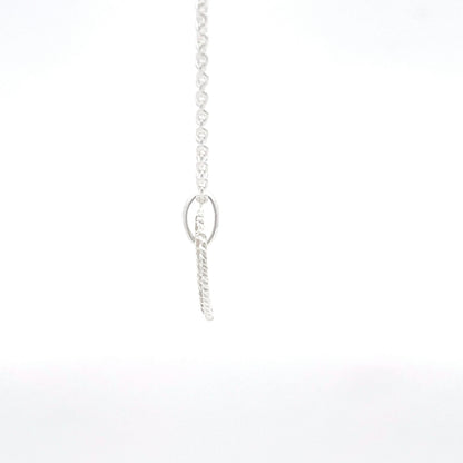 925 Silver Pavé Heart Necklace