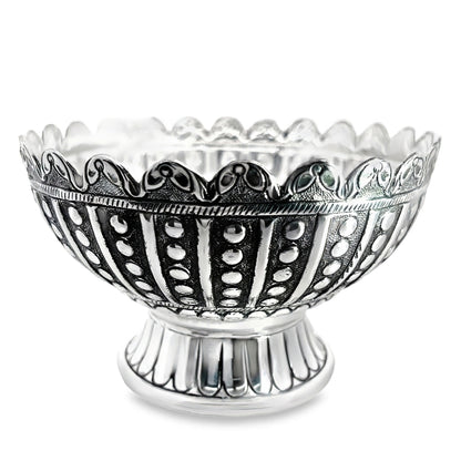 Antike, oxidierte Muschelschale aus 925er Silber