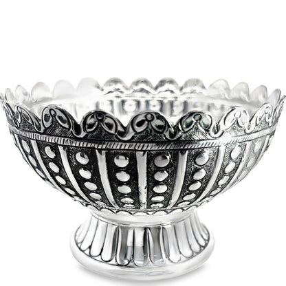 Antike, oxidierte Muschelschale aus 925er Silber