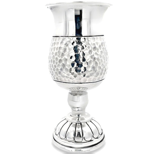 925 Silver Hammered Artisan Small Drinking Glass