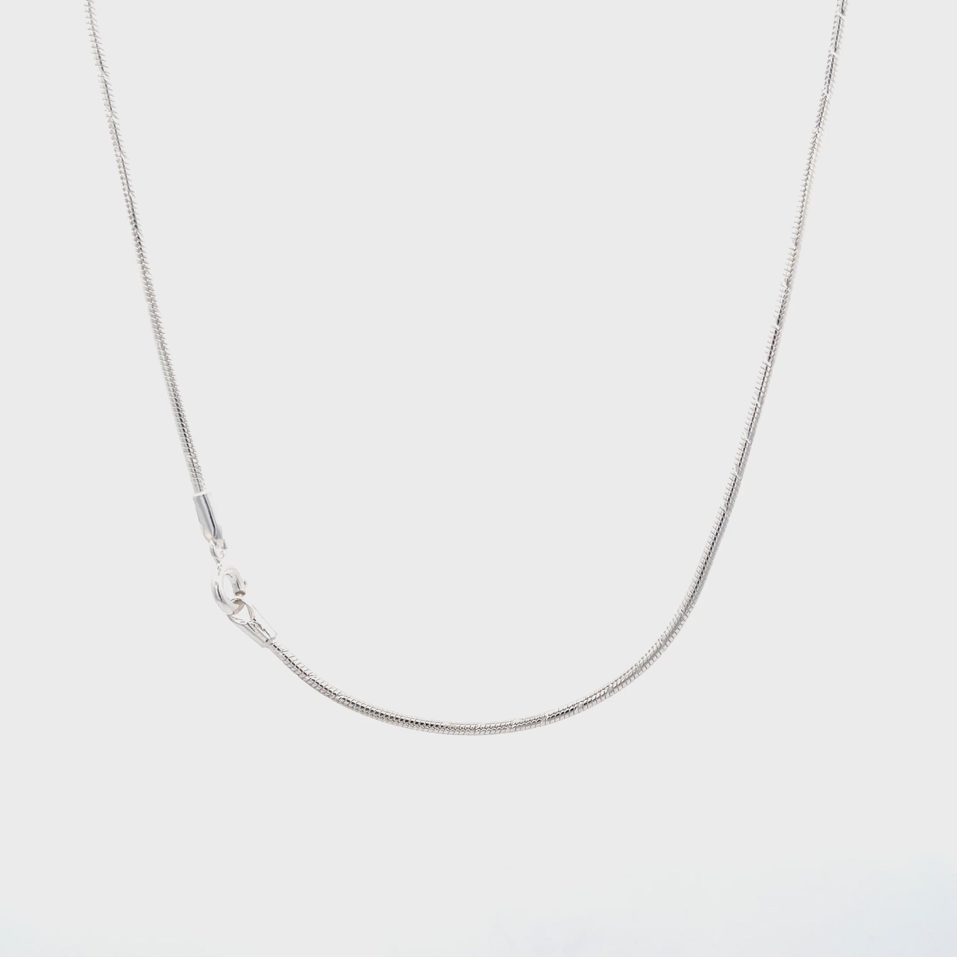 Silken Orbit 925 Silver Chain 45 cm