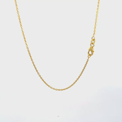 925 Silver Gold-Plated Minimal Chain Necklace