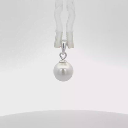 925er Silber Klassischer Perlenanhänger