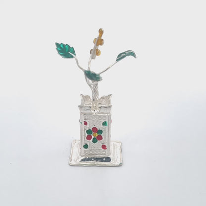 925 Silver Tulsi Plant