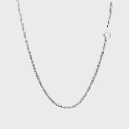 925er Silber Halskette mit eleganter Gliederkette – Klassisches Finish 40 cm