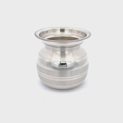 925 Silver Small Puja Lota / Kalash – Traditional Silver Container