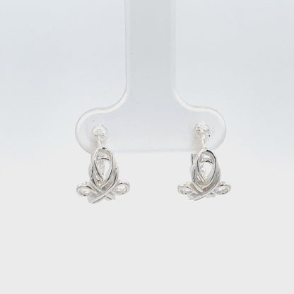 Ohrringe aus 925er Silber im Knoten-Design