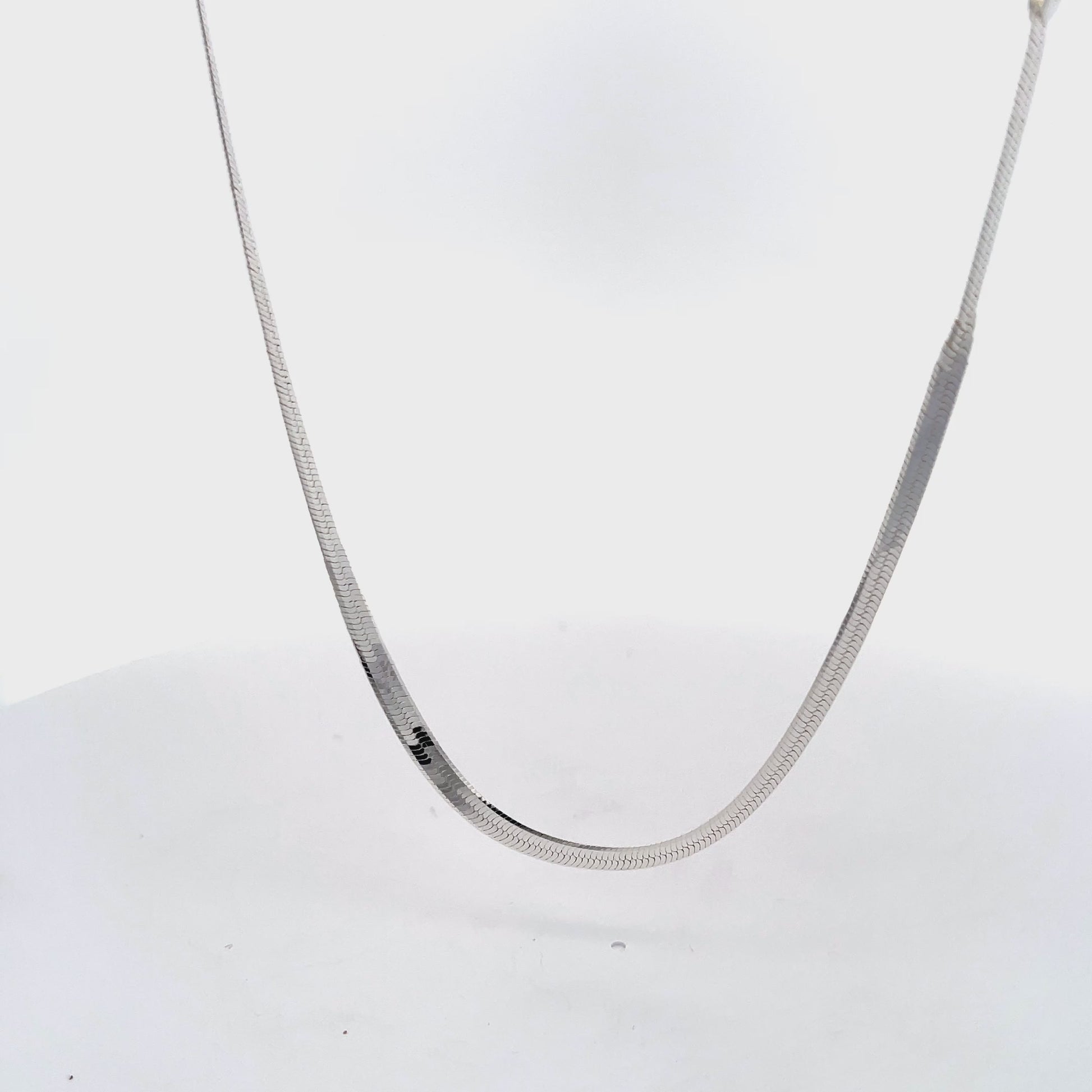 Ether Link 925 Silver Snake Chain 40 cm